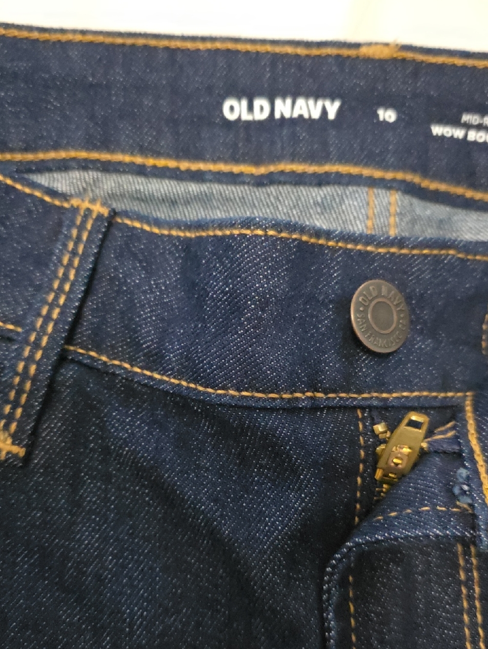 Old Navy Dark Blue Denium Boot Cut - Picture 7 of 8